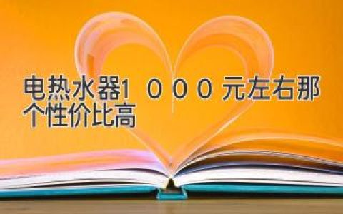 1000元預(yù)算，選購熱水器，哪款最值得入手？