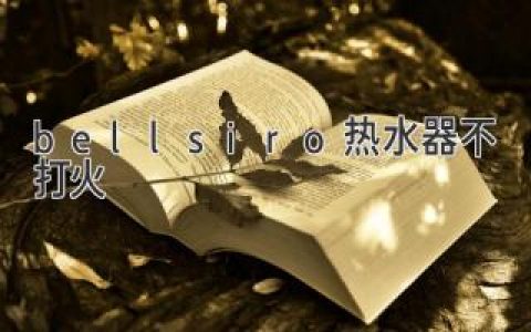 Bellsiro熱水器無(wú)法點(diǎn)火？解決常見(jiàn)問(wèn)題的終極指南