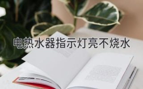 電熱水器指示燈亮不燒水，是怎么回事？如何解決？