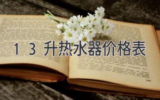 13升熱水器價(jià)格表