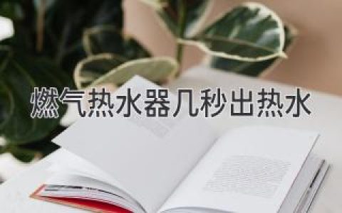 家用燃氣熱水器幾秒速熱 省時省力盡享舒適