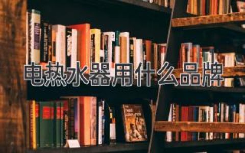 電熱水器選什么品牌？口碑佳、質(zhì)量優(yōu)的品牌推薦