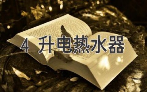 小空間大能量：適合單身或小家庭的完美熱水解決方案