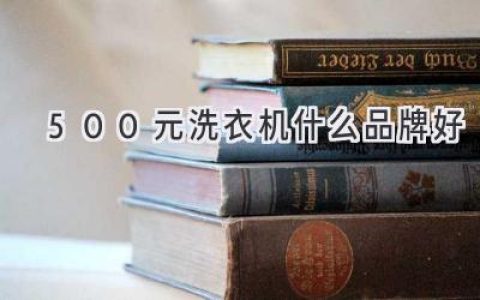 500元預(yù)算買洗衣機，哪個品牌值得入手？ 揭秘性價比之王！