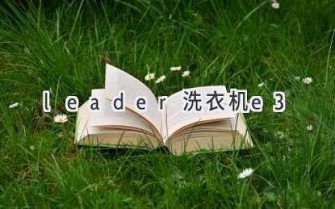 Leader洗衣機(jī)故障代碼E3：原因解析與解決方法