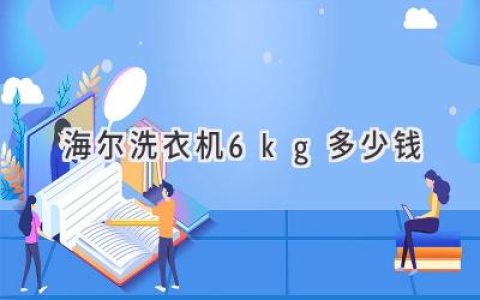 海爾6公斤洗衣機價格揭秘：哪款性價比之王？