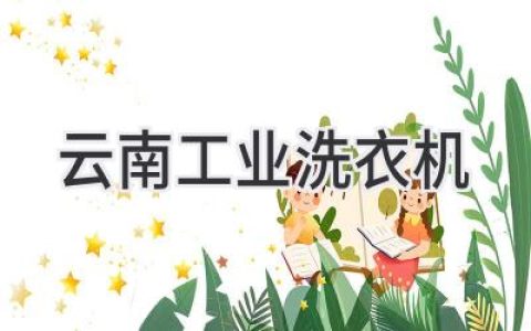 云南地區工業(yè)洗衣機選購指南：打造高效潔凈的生產(chǎn)力