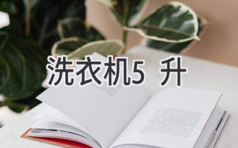 5升洗衣機，袖珍洗滌新選擇：小型便捷，滿足你的個性化需求