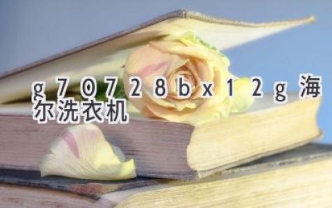 海爾洗衣機(jī)深度解析：性能、功能與用戶體驗(yàn)