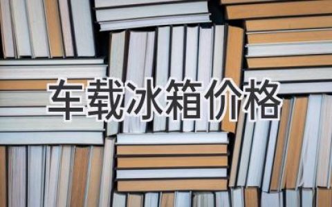 探索移動冷藏的便捷：車載冰箱選購指南