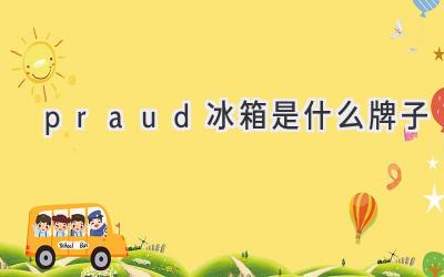 praud冰箱是什么牌子