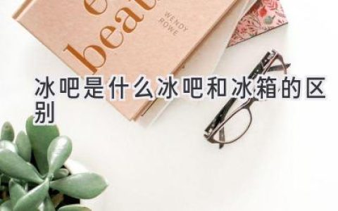 小型冷藏神器：冰吧與冰箱的差異化比較