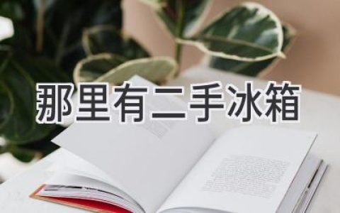 尋找性?xún)r(jià)比之王？二手冰箱好去處大揭秘！