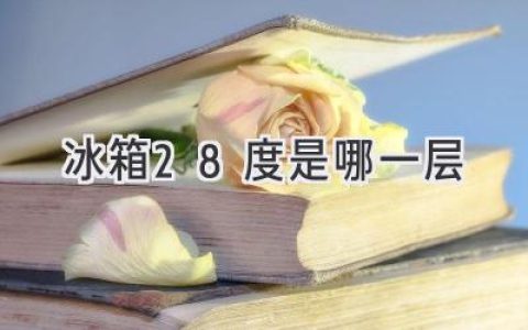 冰箱冷藏室的秘密：如何找到最佳保存食材溫度？