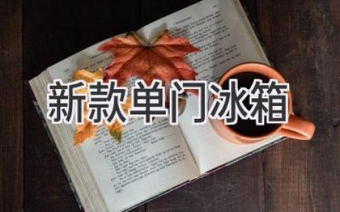 輕巧便捷，冷藏新鮮：探索最適合你的單門冰箱選擇