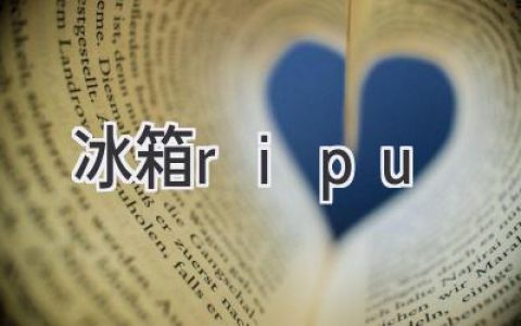 RIPU冰箱：探索智能家居的冷藏新紀元