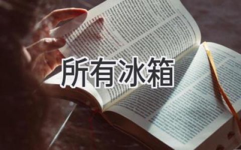 冰箱選購(gòu)全攻略：從入門(mén)到精通，找到你的完美冰箱