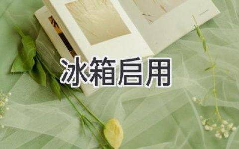 新冰箱開箱！從搬運到使用，一步步帶你搞定