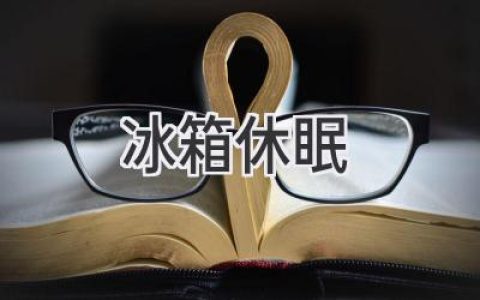 冰箱“冬眠”：開啟節(jié)能模式，讓你的電費(fèi)賬單不再“發(fā)燒”