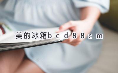 美的冰箱bcd 88cm