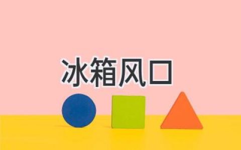 冰箱里的“秘密通道”：風(fēng)口作用揭秘，讓你的食物更美味更長(cháng)久