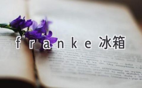 Franke冰箱：高品質(zhì)廚房電器的完美選擇