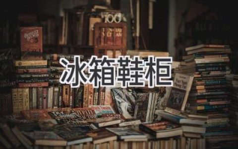 冰箱與鞋柜：家居收納的完美組合？