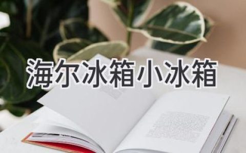 迷你空間，無限美味：海爾小冰箱如何滿足你的冷藏需求？