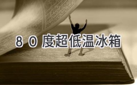 極寒守護(hù)：探索-80℃超低溫冰箱的奧秘