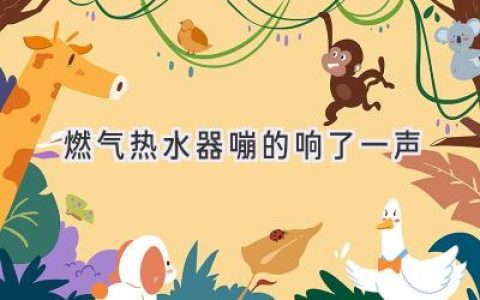 燃?xì)鉄崴靼l(fā)出“嘣”的一聲，是故障還是正常？